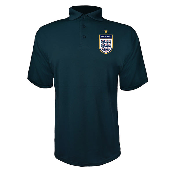 Men's England National Soccer Team  Polyester Polo