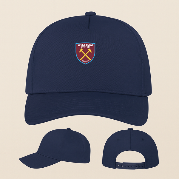 West Ham United FC Five Panel Twill Snapback Cap