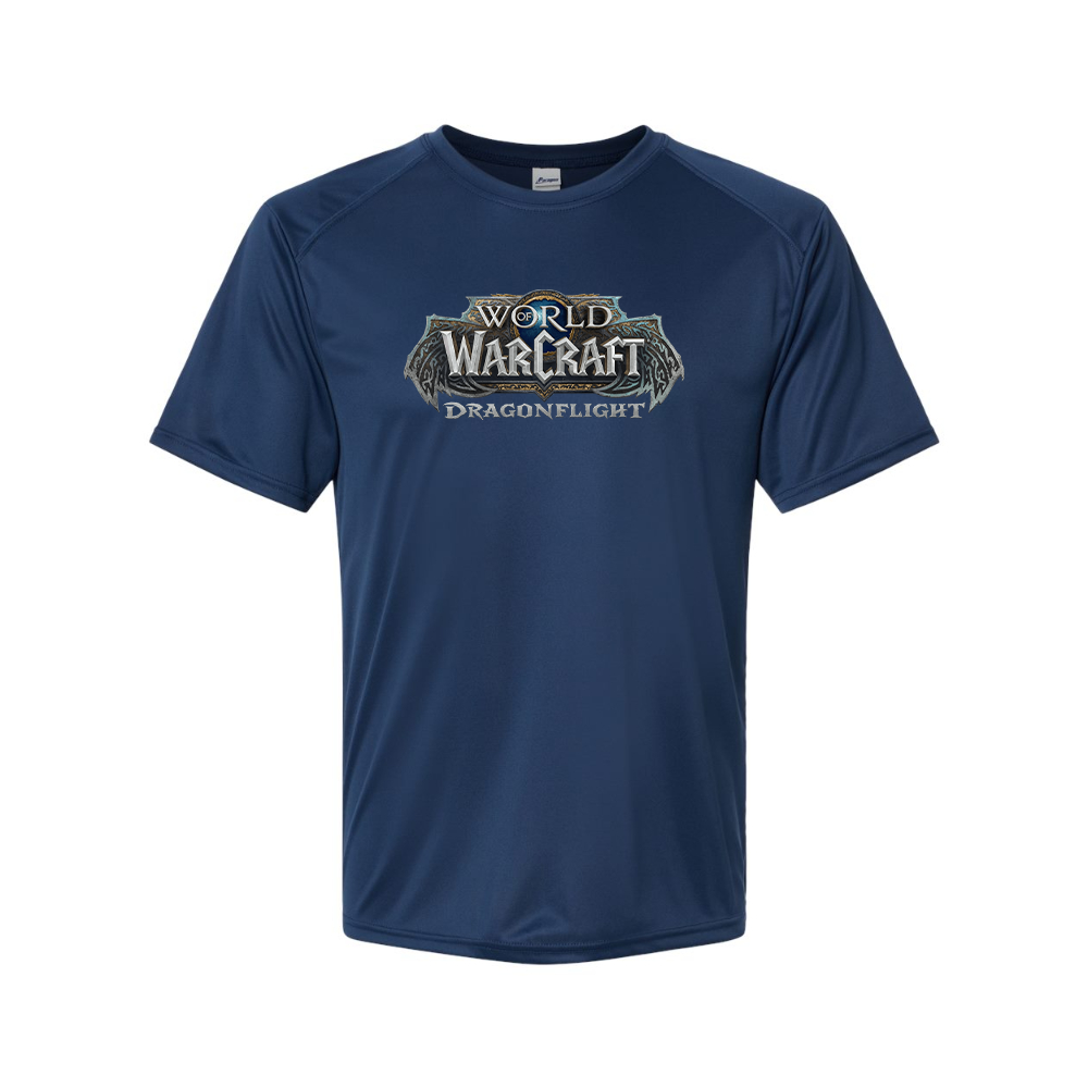 Youth Kids World of Warcraft Dragon Flight Game Performance T-Shirt