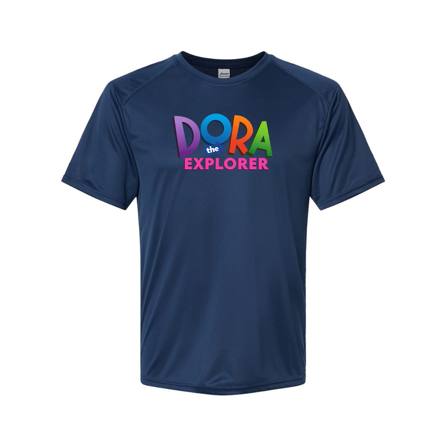 Youth Kids Dora The Explorer Cartoon Performance T-Shirt