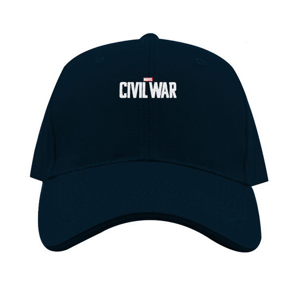 Marvel Civil War  Logo Dad Baseball Cap Hat