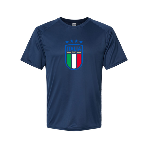 Men's Italy National Soccer Polyester T-Shirt