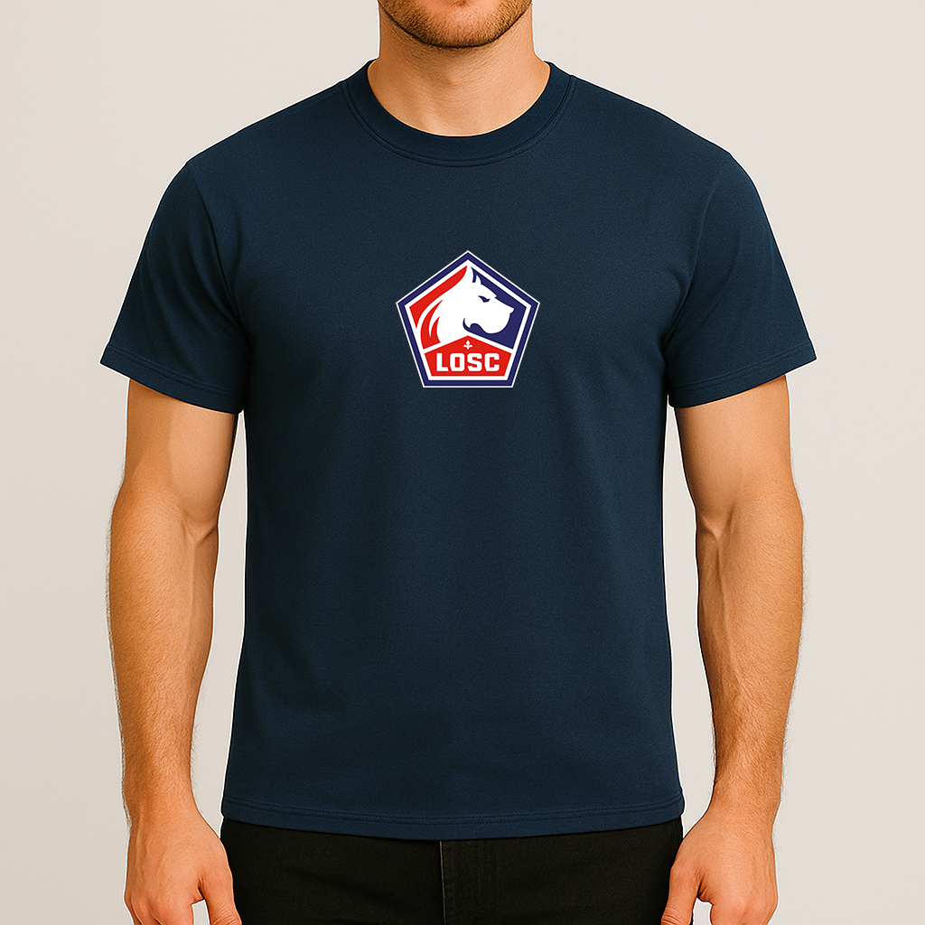 Men's Lille Olympique FC Cotton T-Shirt