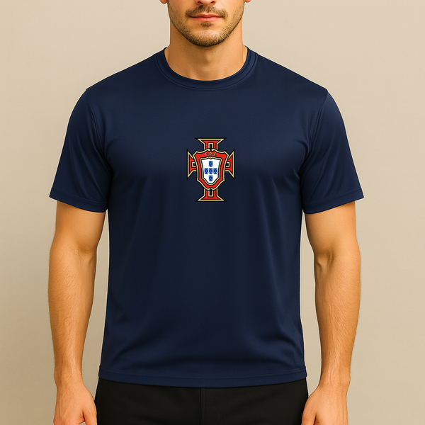 Men's Portugal National Soccer Team Polyester T-Shirt