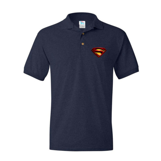 Men's Superman Superhero Dry Blend Polo