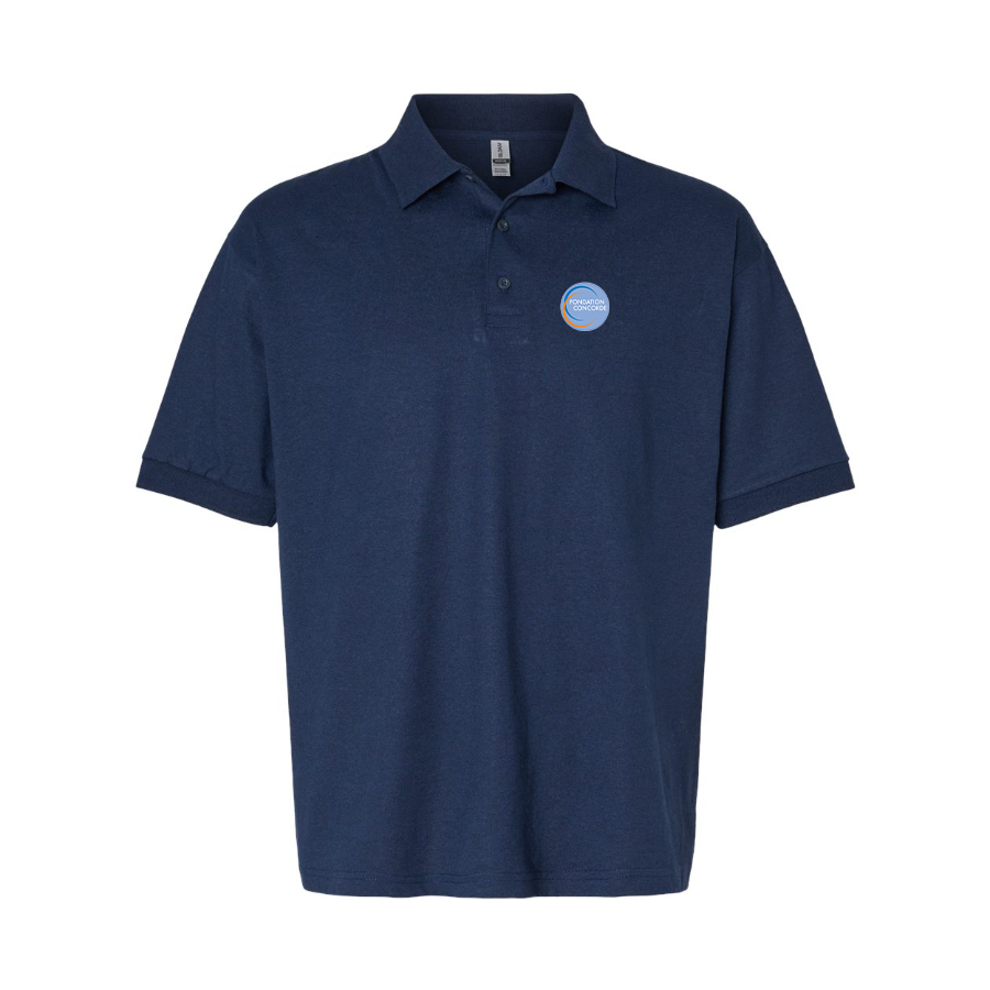 Men's Fondation Concorde Logo Dry Blend Polo - Navy