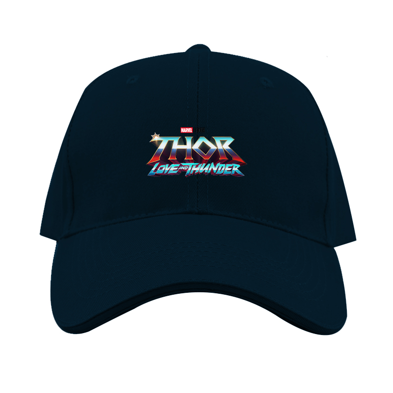 Thor Love & Thunder Superhero Dad Baseball Cap Hat