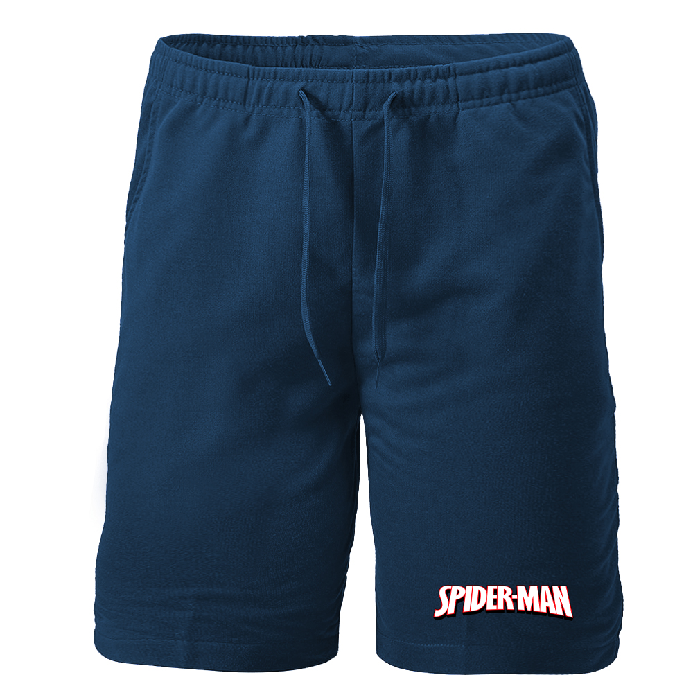 Men's Spider-Man Marvel Comics Superhero Athletic Fleece Shorts