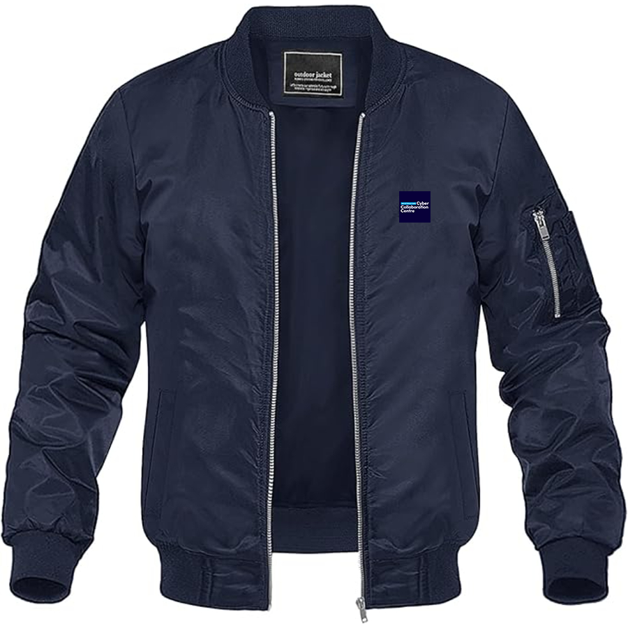 Men's Australian Cyber Collaboration Centre Logo Lightweight Bomber Jacket
