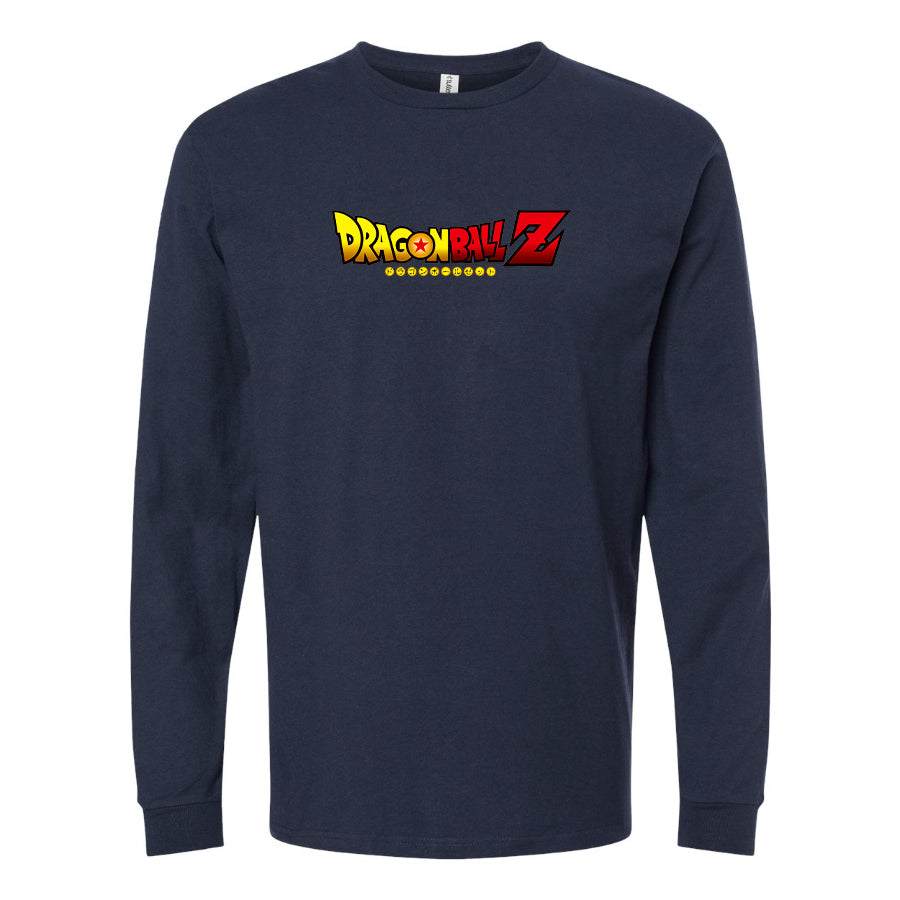 Men's Dragon Ball Z Cartoon Title Long Sleeve T-Shirt