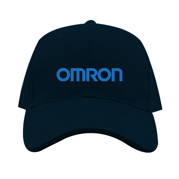 Omron Logo  Dad Baseball Cap Hat