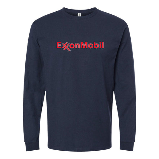 Youth Kids Exxon Mobil Gas Station Long Sleeve T-Shirt