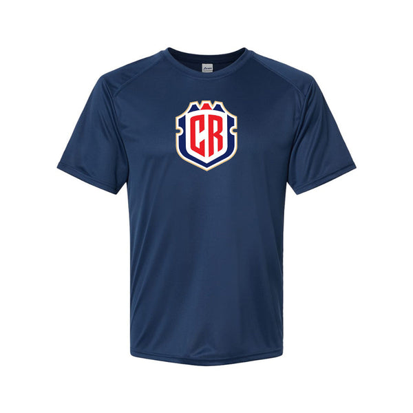 Men's Costa Rica National Soccer Team Polyester T-Shirt