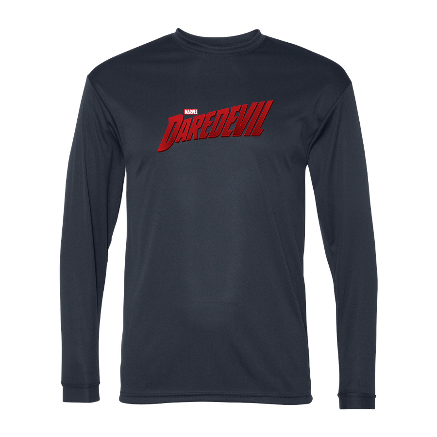 Men’s Daredevil Marvel- Polyester Long Sleeve T-Shirt