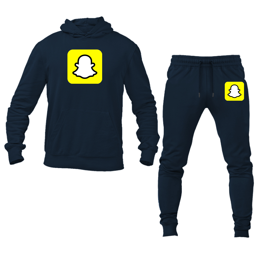 Men's Snapchat Social Hoodie Joggers Set