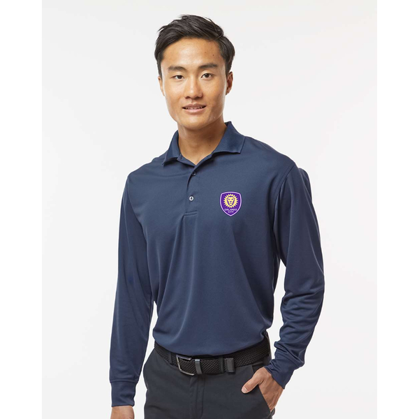 Men's Orlando City Soccer Paragon Prescott Long Sleeve Polo