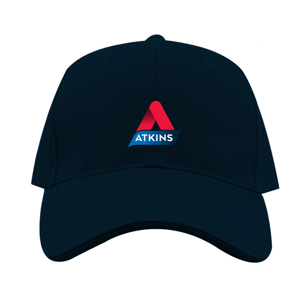 Atkins Logo  Dad Baseball Cap Hat