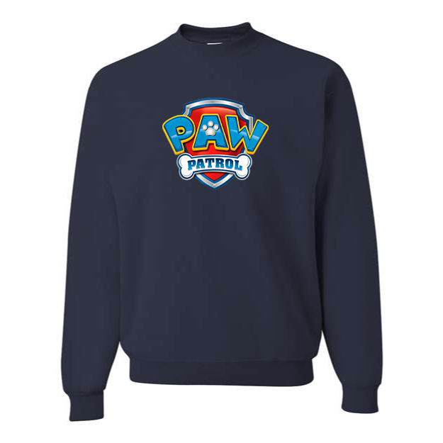 Men's Paw Patrol Cartoon Crewneck Sweatshirt