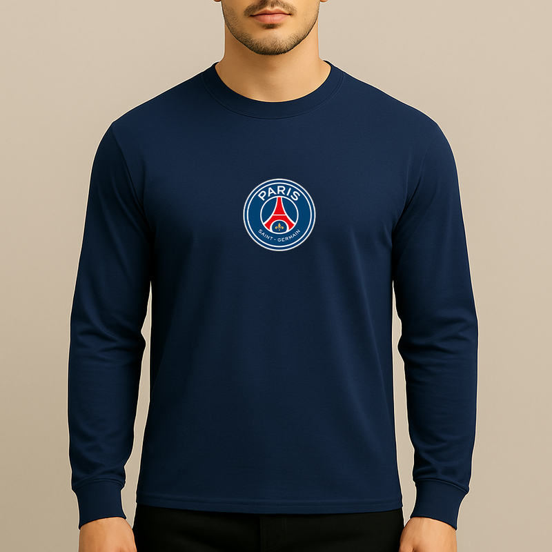 Men’s Paris Saint-Germain Soccer Long Sleeve T-Shirt