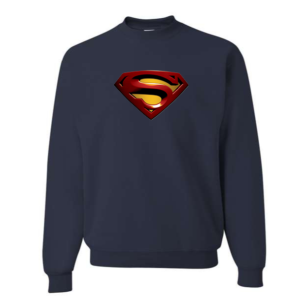 Men's Superman Superhero Crewneck Sweatshirt