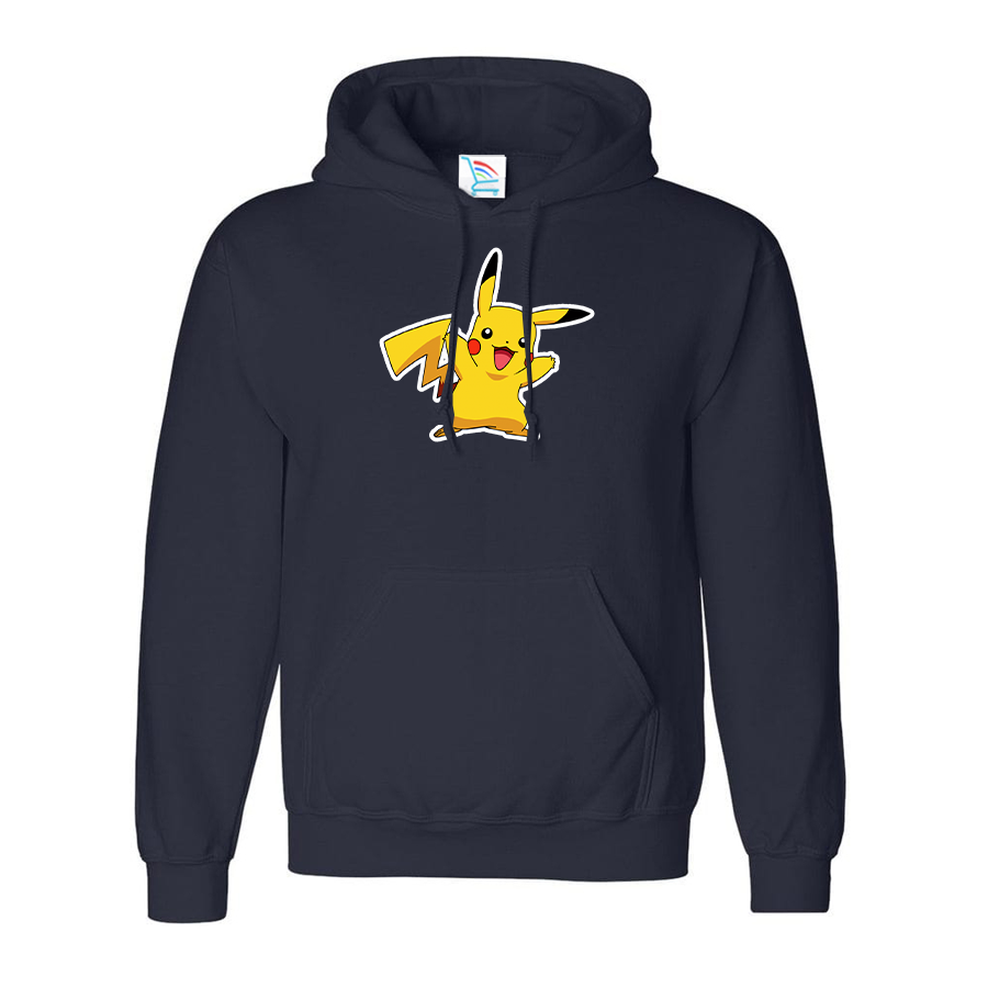 Men's Pikachu Cartoon Pullover Hoodie