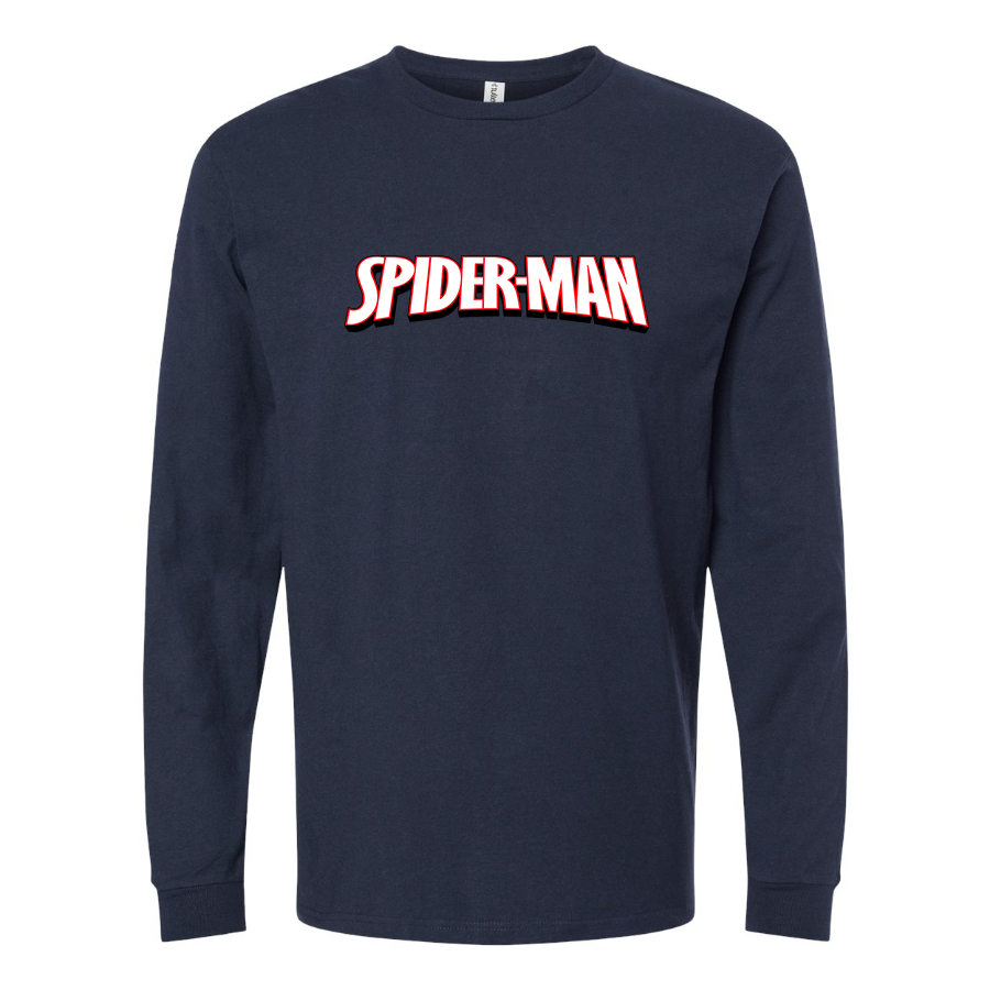 Men's Spider-Man Marvel Comics Superhero Long Sleeve T-Shirt