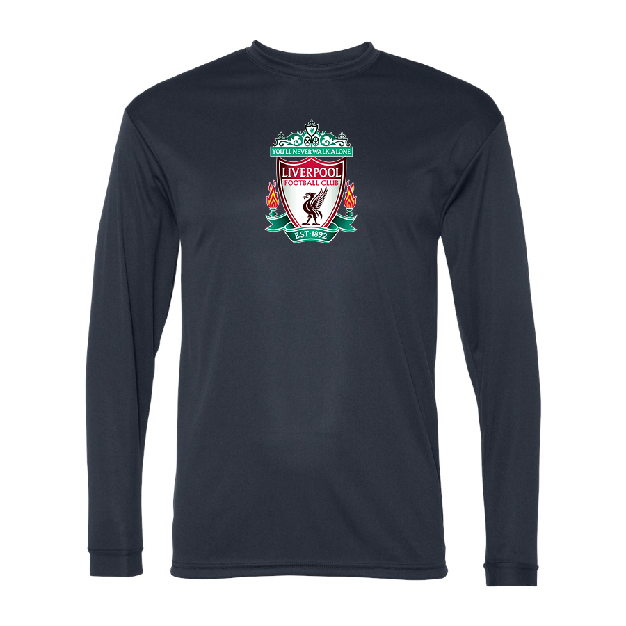 Men’s Liverpool Football Club Est.1892  Polyester Long Sleeve T-Shirt