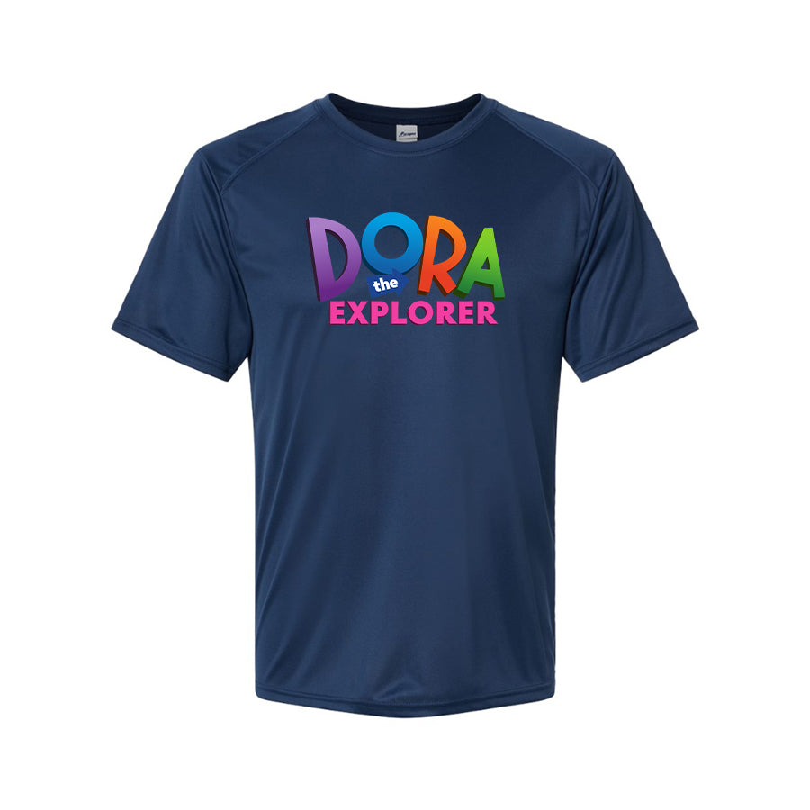 Men's Dora The Explorer Cartoon Performance T-Shirt