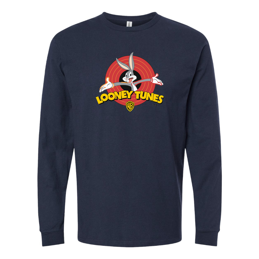 Youth Kids Looney Tunes Warner Brothers Cartoon Long Sleeve T-Shirt