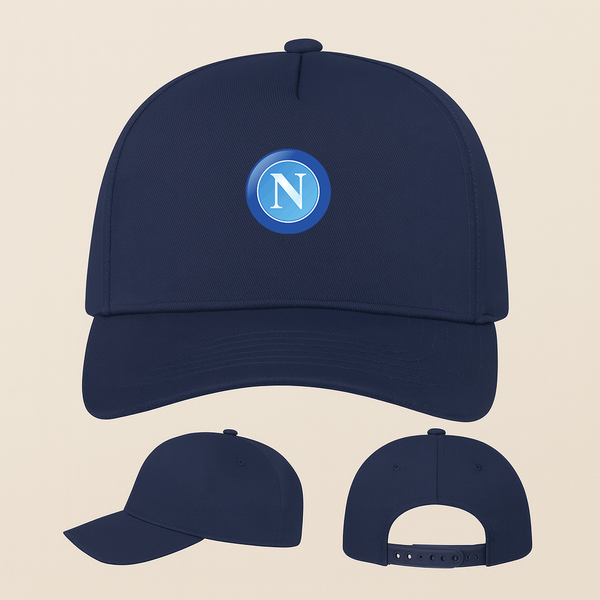 Napoli FC Five Panel Twill Snapback Cap