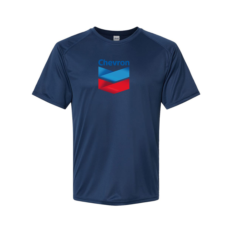 Men's Chevron Gas Station  Polyester T-Shirt