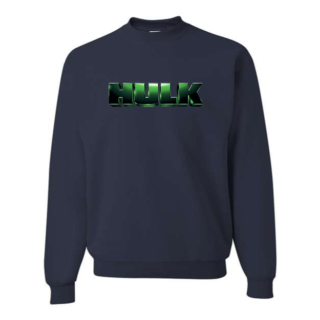 Men's The Hulk Marvel Superhero Crewneck Sweatshirt