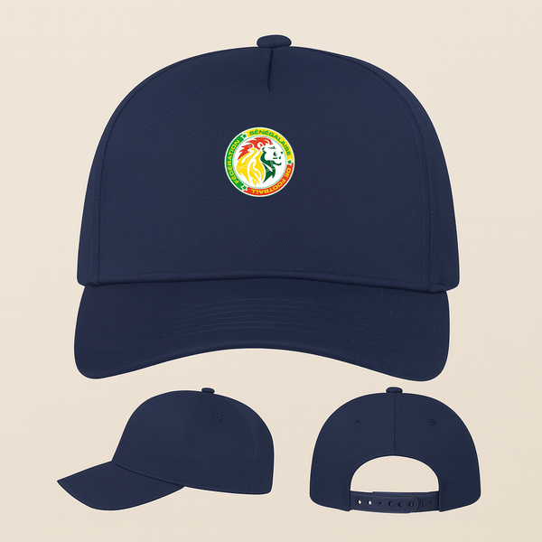 Senegal National Soccer Team Five Panel Twill Snapback Cap