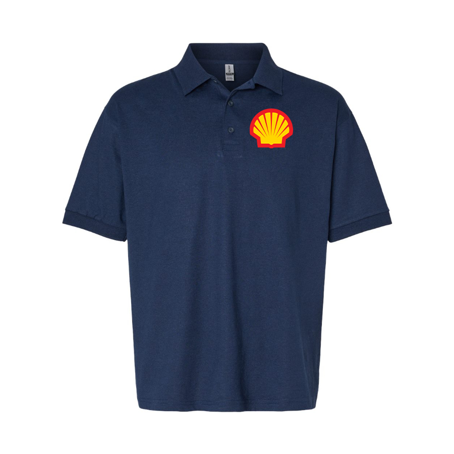 Men's Shell Gas Station Dry Blend Polo