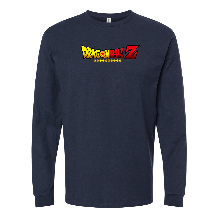 Youth Kids Dragon Ball Z Cartoon Title Long Sleeve T-Shirt