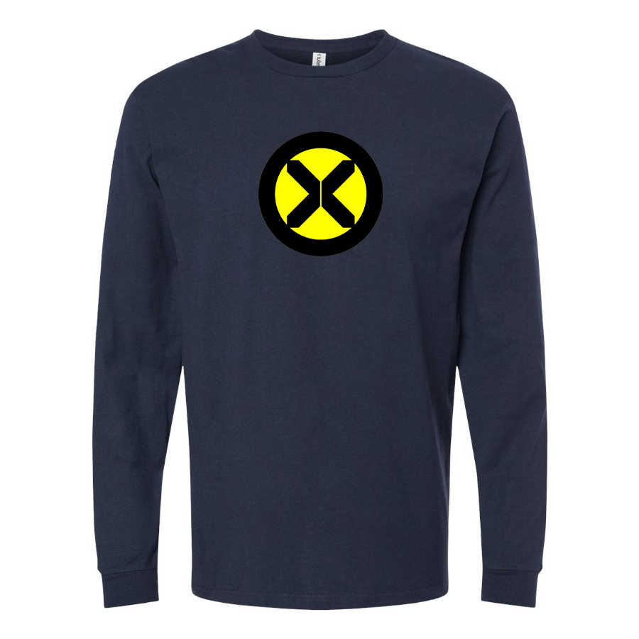 Men's X-Men Marvel Comics Superhero Long Sleeve T-Shirt