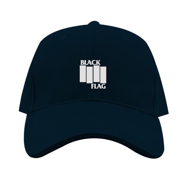 Black Flag Logo  Dad Baseball Cap Hat