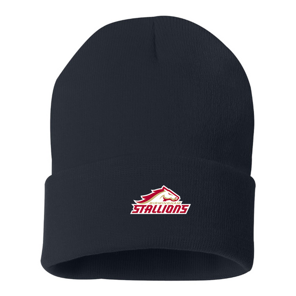 Birmingham Stallions Logo Beanie Hat