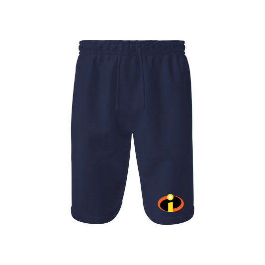 Men's The Incredibles Cartoon Athletic Fleece Shorts