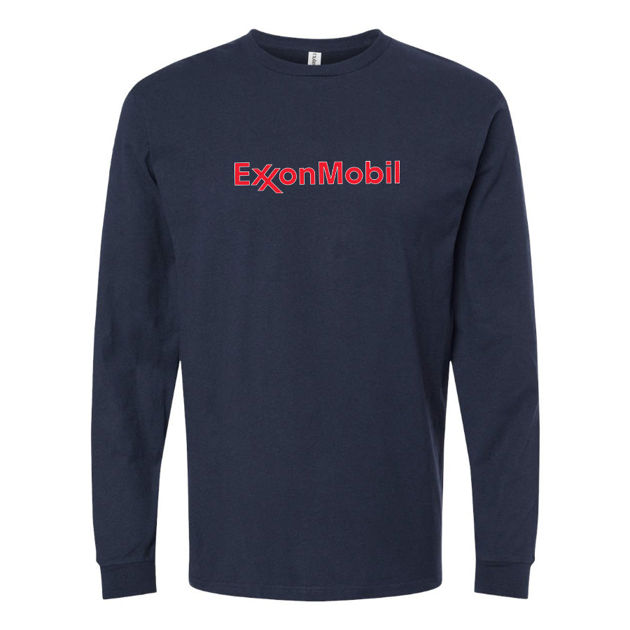 Men's Exxon Mobil Gas Station  Long Sleeve T-Shirt