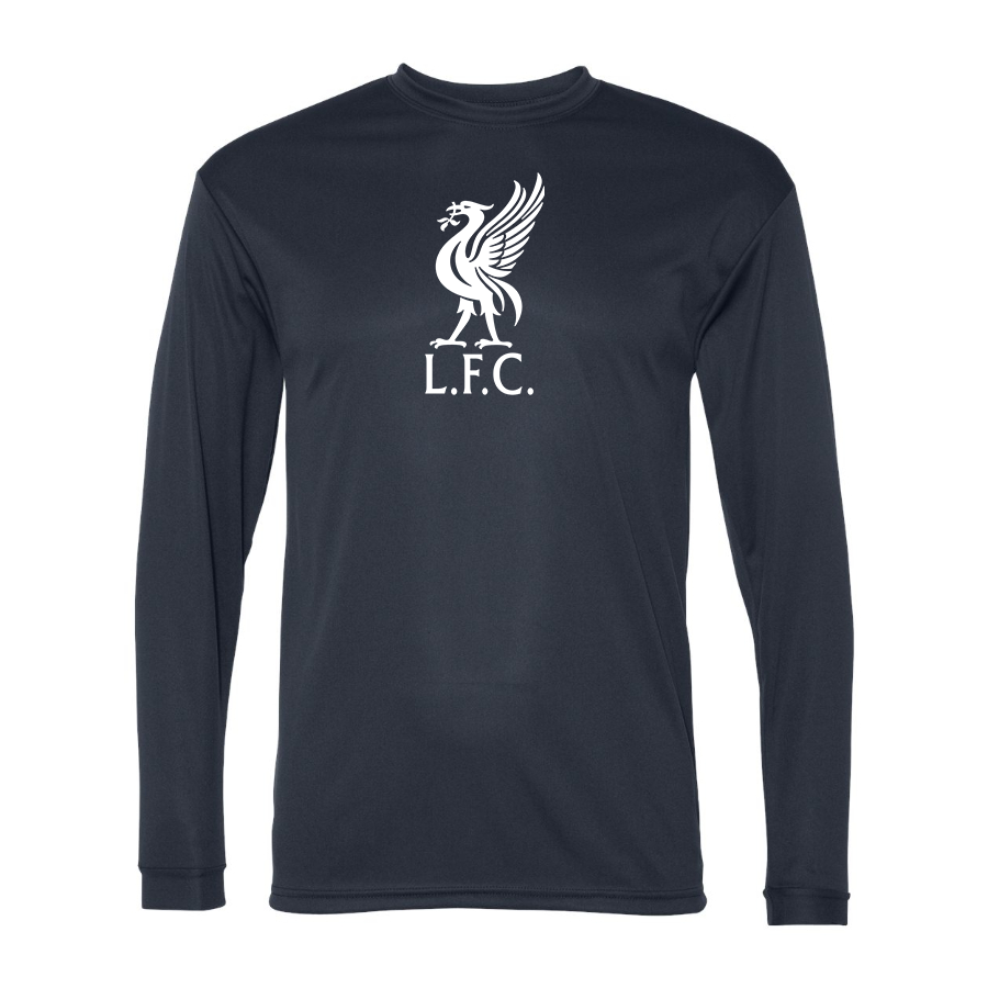 Men’s Liverpool L.F.C Soccer  Polyester Long Sleeve T-Shirt