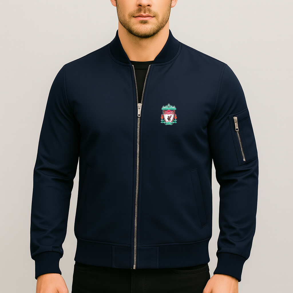 Men's Liverpool Football Club Est.1892 Lightweight Bomber Jacket