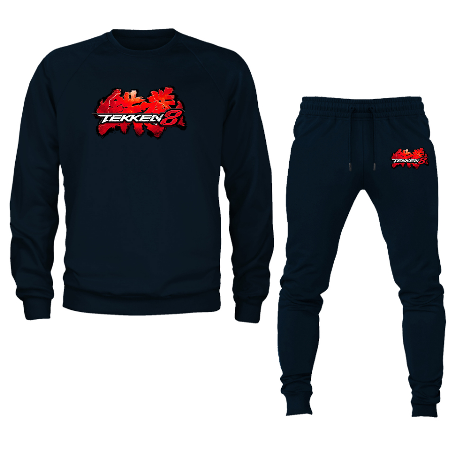 Men's Tekken 8 Game PS5 Crewneck Sweatshirt Joggers Suit