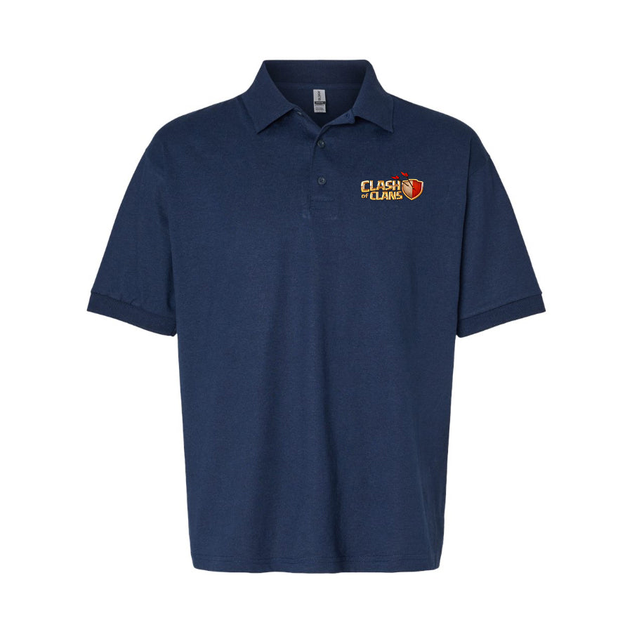 Men's Clash of Clans Game Dry Blend Polo