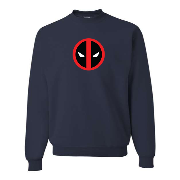 Men's Deadpool Marvel Superhero Crewneck Sweatshirt