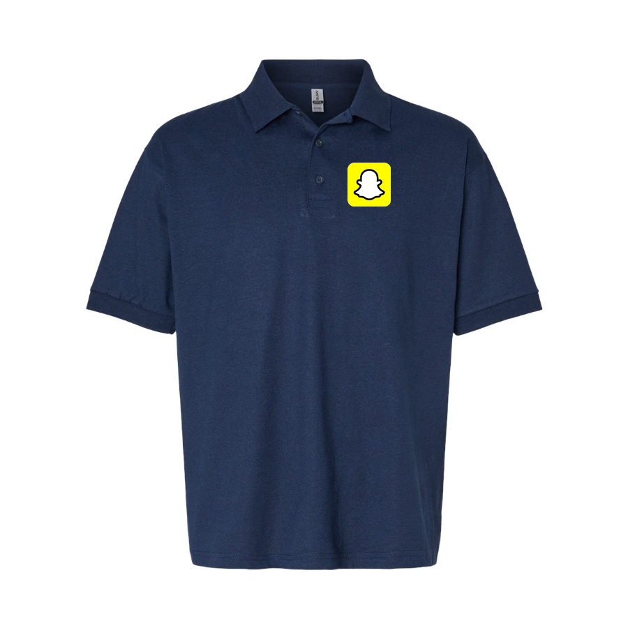 Men's Snapchat Social Dry Blend Polo