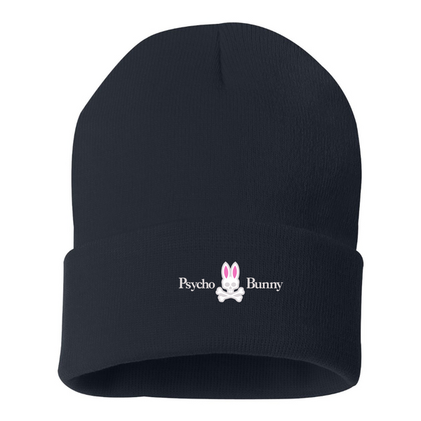 Psycho Bunny Logo Beanie Hat