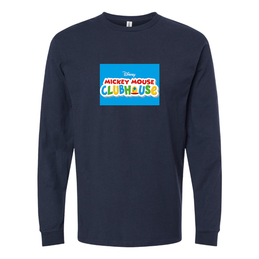 Men's Mickey Mouse ClubHouse Long Sleeve T-Shirt