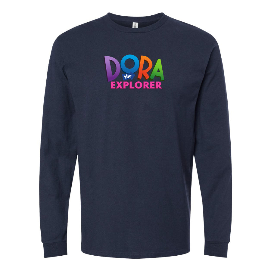 Youth Kids Dora The Explorer Cartoon Long Sleeve T-Shirt