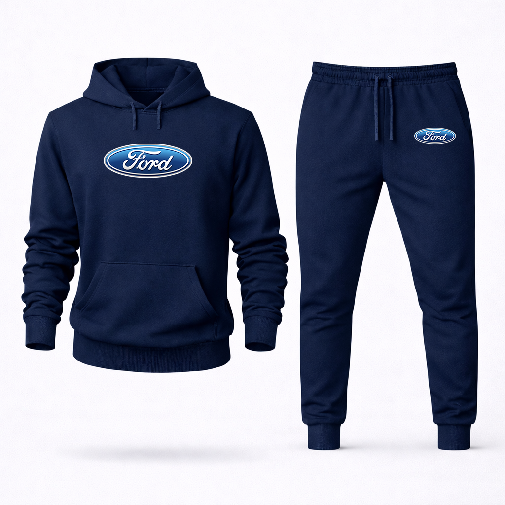 Men's Ford Car Hoodie Joggers Set